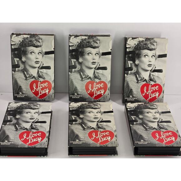 Vintage I Love Lucy The Collector's Edition Lot of 6 VHS Video Tapes - Series - Picture 1 of 5